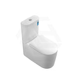 Lukka Devito 650×380×800mm Gloss White Wall Faced Tornado Rimless Quiet Flush Toilet Suite