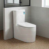 Lukka Devito Wall Faced Tornado Rimless Quiet Flush Toilet Suite 650x380x800mm - Gloss White