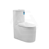Lukka Devito 650×380×800mm Gloss White Wall Faced Tornado Rimless Quiet Flush Toilet Suite