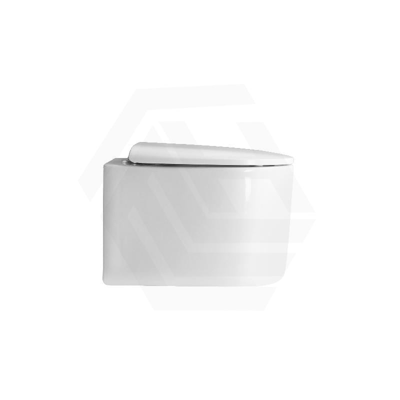 Lukka Devito 520x360x350mm White Tornado Rimless Flush Wall Hung Toilet Pan