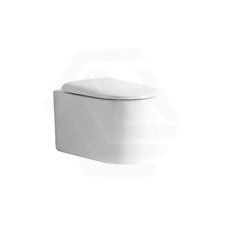 Lukka Devito 520x360x350mm White Tornado Rimless Flush Wall Hung Toilet Pan