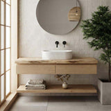 Lukka Ellips Flueted Oval Above Counter Ceramic Basin 490/575mm - Variant Colour Available