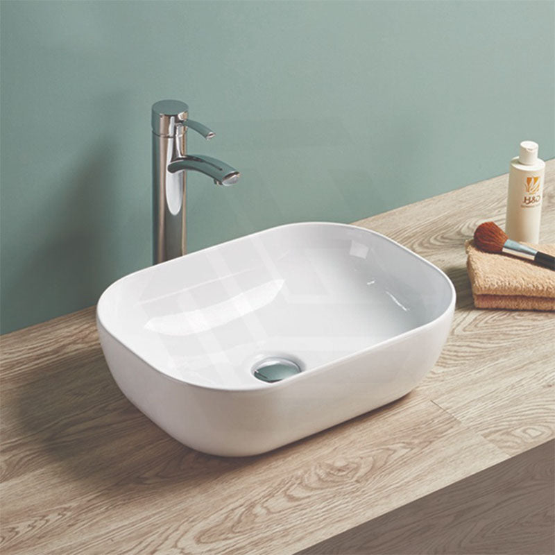 Lukka Ellips Ceramic Above Counter Basin No Overflow 460x325x137mm - Variant Colour