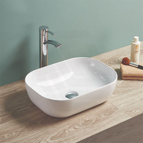 Lukka Ellips 460x325x137mm Ceramic Above Counter Basin No Overflow Variant Colour Available