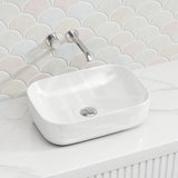 Lukka Ellips Ceramic Above Counter Basin No Overflow 460x325x137mm - Variant Colour