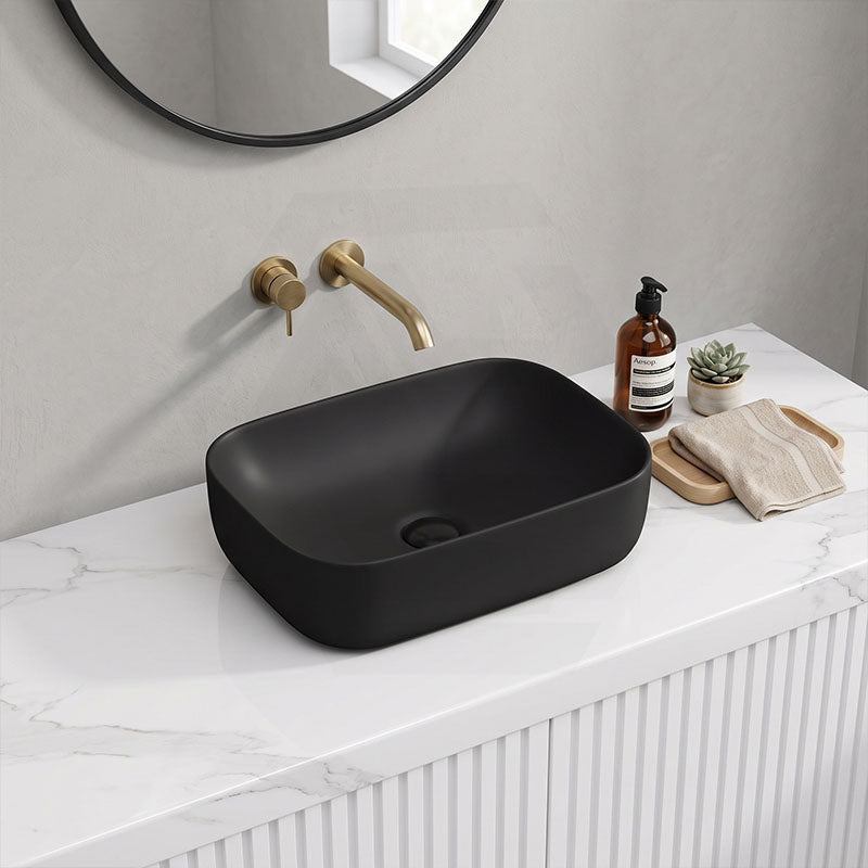 Lukka Ellips Ceramic Above Counter Basin No Overflow 460x325x137mm - Variant Colour