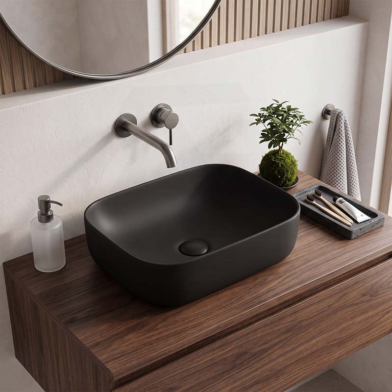 Lukka Ellips Ceramic Above Counter Basin No Overflow 460x325x137mm - Variant Colour