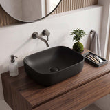 Lukka Ellips Ceramic Above Counter Basin No Overflow 460x325x137mm - Variant Colour
