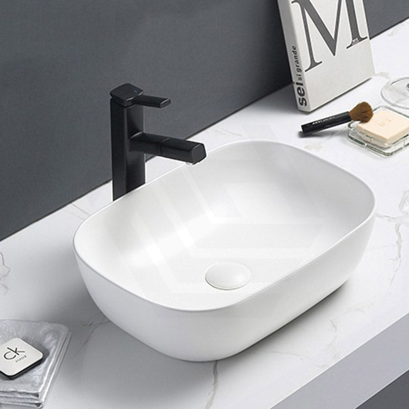 Lukka Ellips Ceramic Above Counter Basin No Overflow 460x325x137mm - Variant Colour