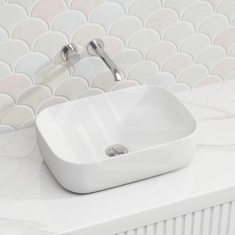 Lukka Ellips Ceramic Above Counter Basin No Overflow 460x325x137mm - Variant Colour