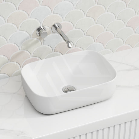 Lukka Ellips Ceramic Above Counter Basin No Overflow 460x325x137mm - Variant Colour
