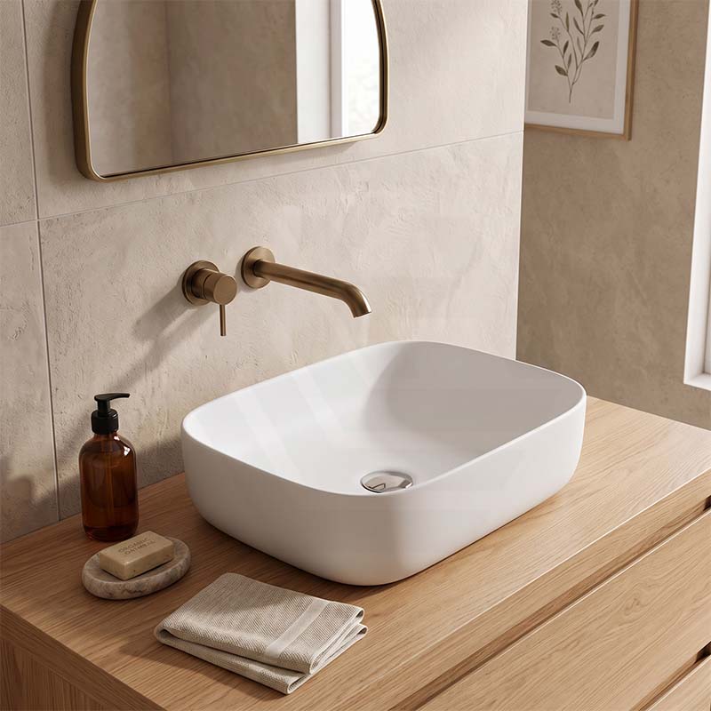 Lukka Ellips Ceramic Above Counter Basin No Overflow 460x325x137mm - Variant Colour