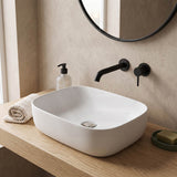 Lukka Ellips Ceramic Above Counter Basin No Overflow 460x325x137mm - Variant Colour