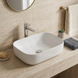 Lukka Ellips Ceramic Above Counter Basin No Overflow 460x325x137mm - Variant Colour