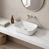 Lukka Ellips Ceramic Above Counter Basin No Overflow 460x325x137mm - Variant Colour