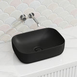 Lukka Ellips Ceramic Above Counter Basin No Overflow 460x325x137mm - Variant Colour