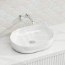 Lukka 490x350x140mm Ellips Oval Above Counter Ceramic Basin - Colour Available