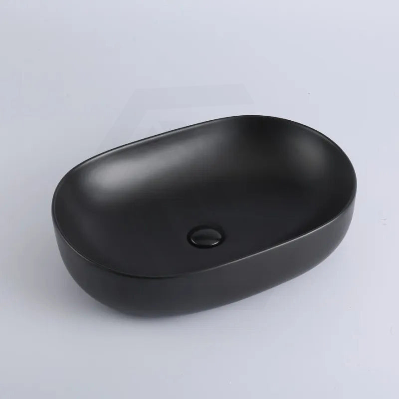 Lukka 490x350x140mm Ellips Oval Above Counter Ceramic Basin - Colour Available