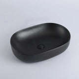 Lukka 490x350x140mm Ellips Oval Above Counter Ceramic Basin - Colour Available