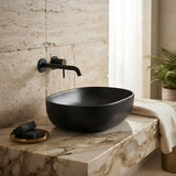 Lukka Ellips Oval Above Counter Ceramic Basin 490x350x140mm - Colour Available