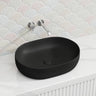 Lukka 490x350x140mm Ellips Oval Above Counter Ceramic Basin - Colour Available