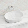 Lukka 490x350x140mm Ellips Oval Above Counter Ceramic Basin - Colour Available