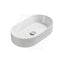Lukka Ellips 525x300x110mm Oval Above Counter Ceramic Basin Gloss White
