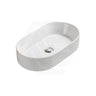 Lukka Ellips 525x300x110mm Oval Above Counter Ceramic Basin Gloss White