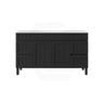 Lukka 1200-1500mm Matt Black Archill Federation Freestanding PVC Vanity with Legs