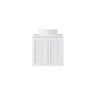 600-900mm Lukka Narrow Archill Federation Wall Hung Vanity PVC Board Matt White/Black Linear Surface Cabinet ONLY & Ceramic Top Available