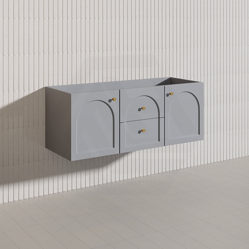 Lukka 1200mm Chester Federation Wall Hung PVC Vanity Single/Double Bowls Variant Colour Available
