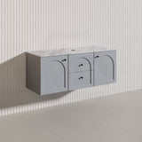 Lukka 1200mm Chester Federation Wall Hung PVC Vanity Single/Double Bowls Variant Colour Available