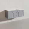 Lukka 1200mm Chester Federation Wall Hung PVC Vanity Single/Double Bowls Variant Colour Available