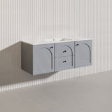 Lukka 1200mm Chester Federation Wall Hung PVC Vanity Single/Double Bowls Variant Colour Available