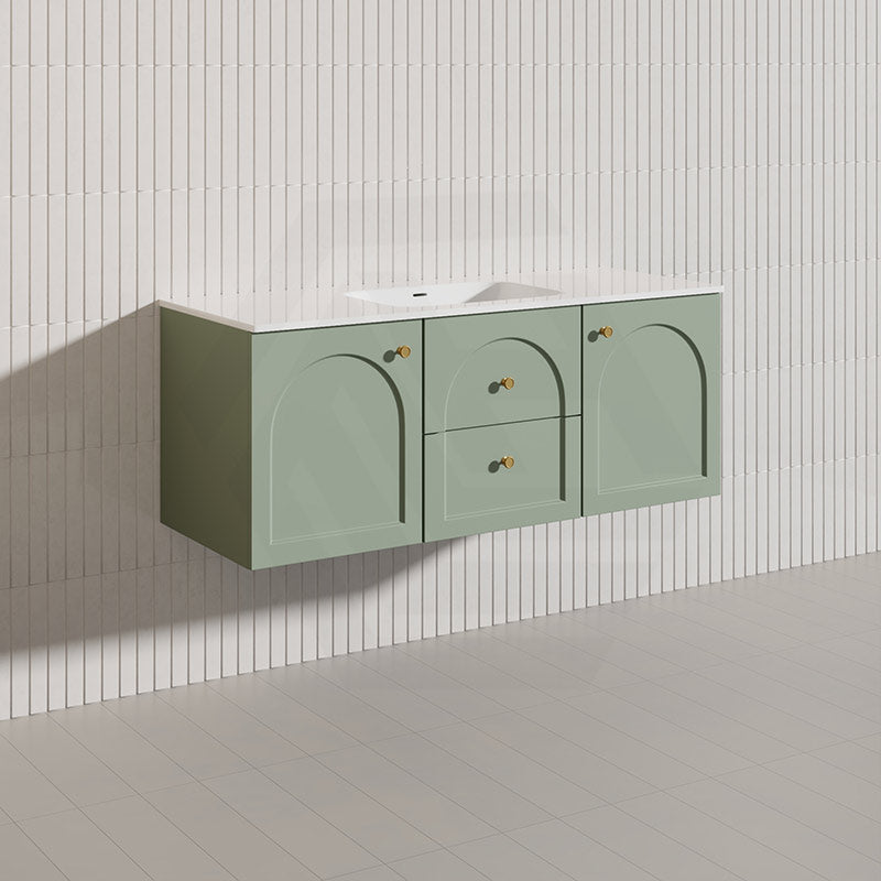 Lukka 1200mm Chester Federation Wall Hung PVC Vanity Single/Double Bowls Variant Colour Available