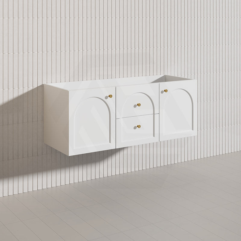Lukka 1200mm Chester Federation Wall Hung PVC Vanity Single/Double Bowls Variant Colour Available