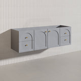 Lukka 1500mm Chester Federation Wall Hung PVC Vanity Single/Double Bowls Variant Colour Available