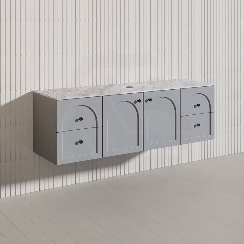 Lukka 1500mm Chester Federation Wall Hung PVC Vanity Single/Double Bowls Variant Colour Available