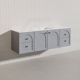 Lukka 1500mm Chester Federation Wall Hung PVC Vanity Single/Double Bowls Variant Colour Available
