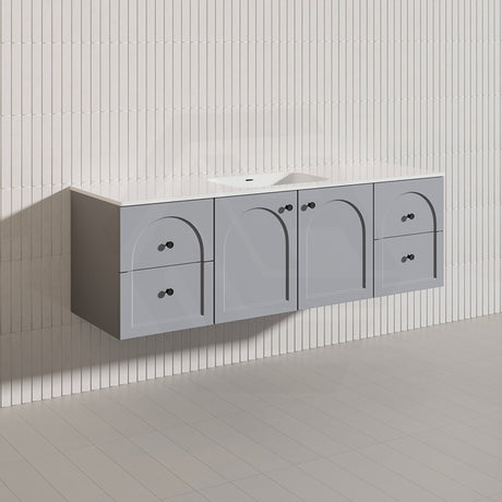 Lukka 1500mm Chester Federation Wall Hung PVC Vanity Single/Double Bowls Variant Colour Available