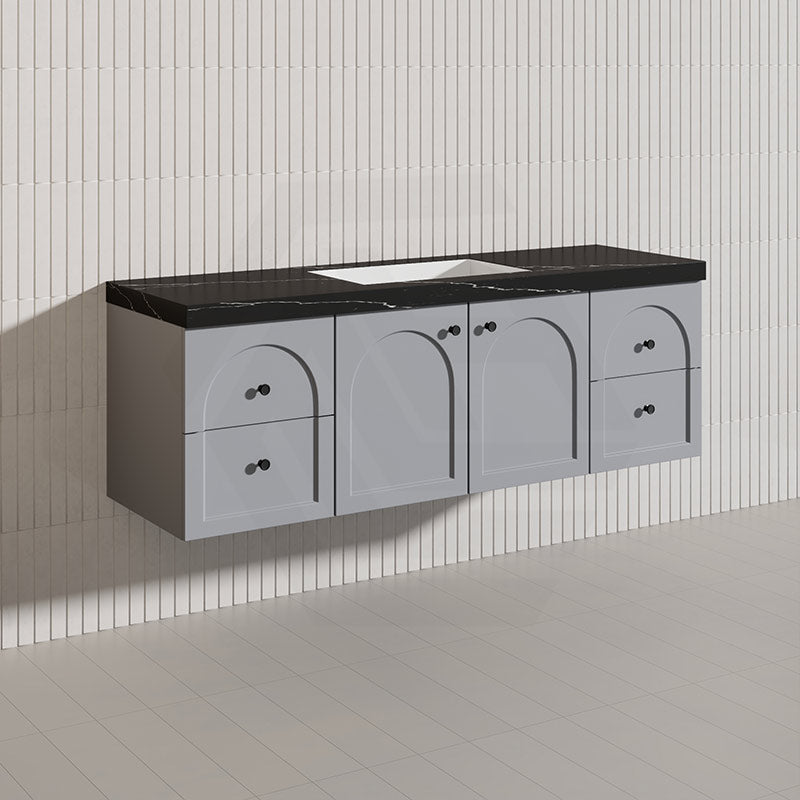 Lukka 1500mm Chester Federation Wall Hung PVC Vanity Single/Double Bowls Variant Colour Available