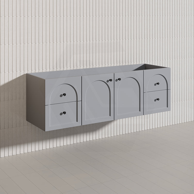 Lukka 1500mm Chester Federation Wall Hung PVC Vanity Single/Double Bowls Variant Colour Available