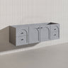 Lukka 1500mm Chester Federation Wall Hung PVC Vanity Single/Double Bowls Variant Colour Available