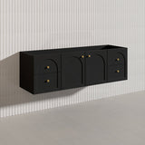 Lukka 1500mm Chester Federation Wall Hung PVC Vanity Single/Double Bowls Variant Colour Available
