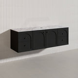 Lukka 1500mm Chester Federation Wall Hung PVC Vanity Single/Double Bowls Variant Colour Available