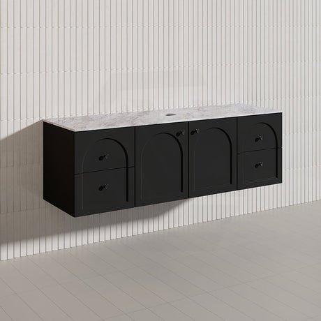 Lukka 1500mm Chester Federation Wall Hung PVC Vanity Single/Double Bowls Variant Colour Available