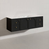 Lukka 1500mm Chester Federation Wall Hung PVC Vanity Single/Double Bowls Variant Colour Available