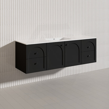 Lukka 1500mm Chester Federation Wall Hung PVC Vanity Single/Double Bowls Variant Colour Available