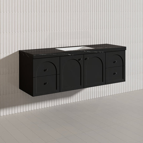 Lukka 1500mm Chester Federation Wall Hung PVC Vanity Single/Double Bowls Variant Colour Available