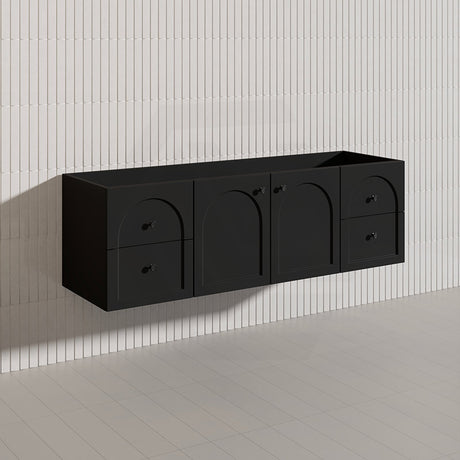 Lukka 1500mm Chester Federation Wall Hung PVC Vanity Single/Double Bowls Variant Colour Available